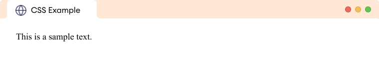 HTML without CSS HTML p element with content
